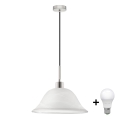 LED šviestuvas ant laido 1xE27/60W/230V balta