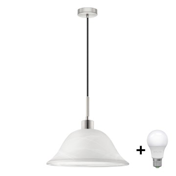 LED šviestuvas ant laido 1xE27/60W/230V balta