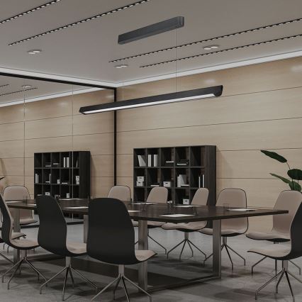 LED šviestuvas ant laido LED/36W/230V 3000/4000/6400K juodas