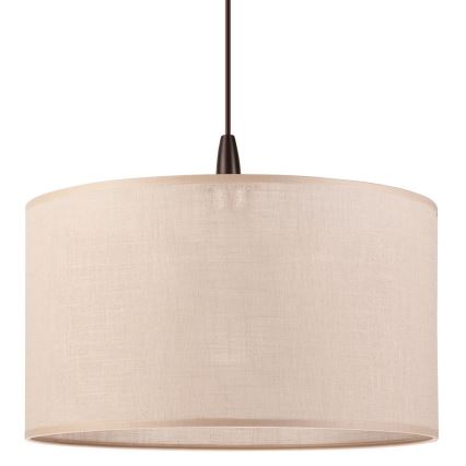 LED Liustra ant vielą NOEL 1xE27/60W/230V smėlio spalvos