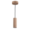 LED šviestuvas ant laido PIPE 1xGU10/5W/230V matinė ąžuolo spalva