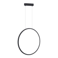 LED šviestuvas ant laido SATURNO LED/28W/230V skersmuo 50 cm IP44 antracitas
