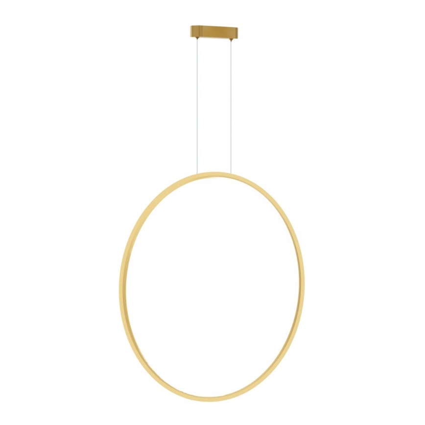 LED šviestuvas ant laido SATURNO LED/46W/230V skersmuo 80 cm IP44 auksinė spalva