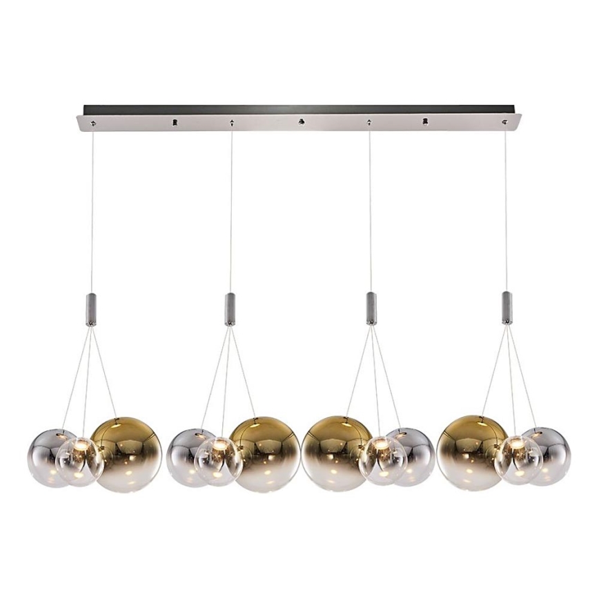LED šviestuvas ENNA 12xG9/5W/230V 3000K dūminis/auksinis