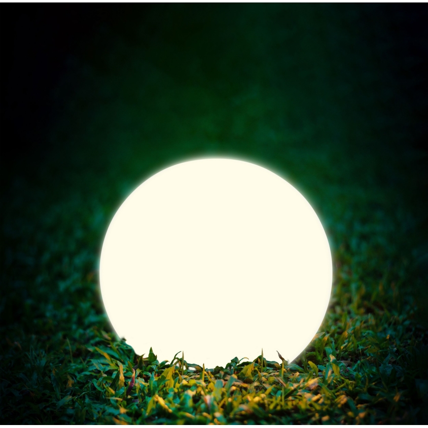 LED šviestuvas, įkraunamas saulės energija BALL LED/3,7V 2000 mAh diametras 50 cm IP65 balta