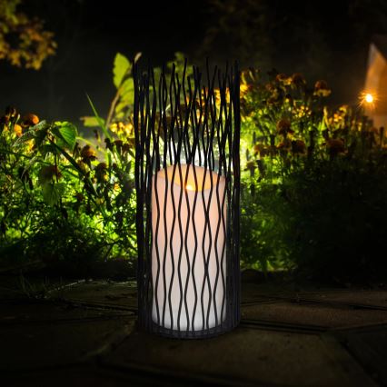LED šviestuvas, įkraunamas saulės energija BORG 2xAA IP44