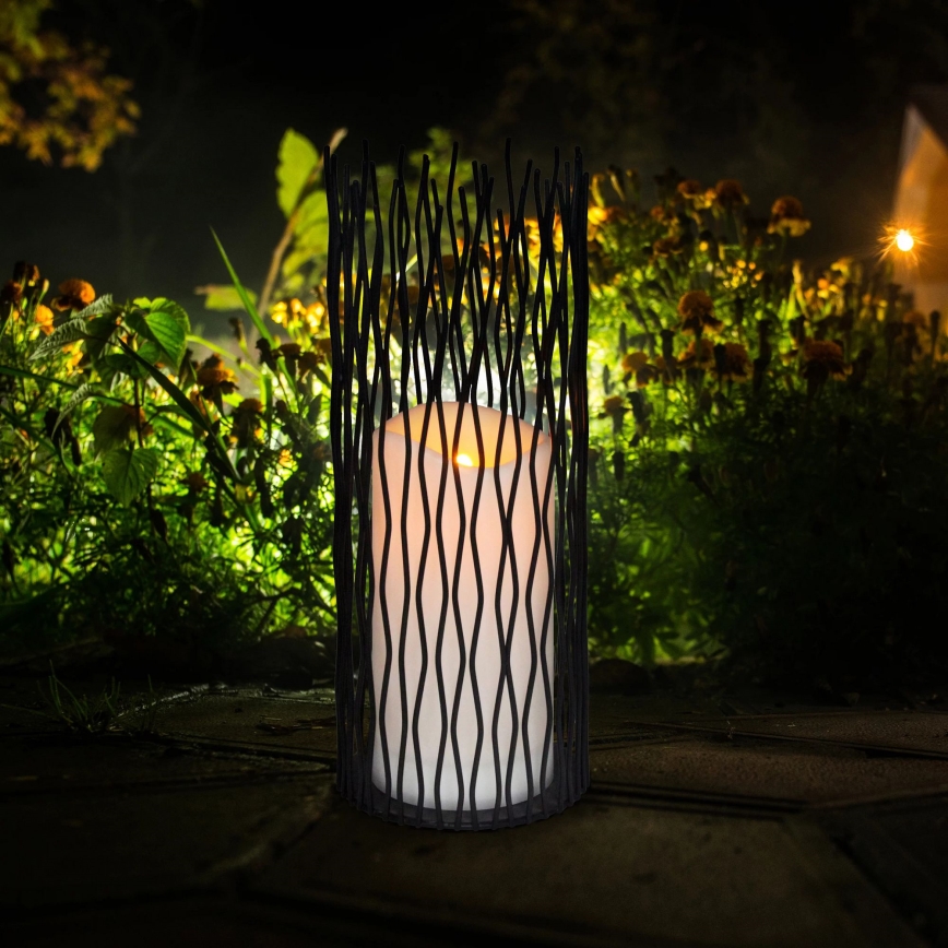 LED šviestuvas, įkraunamas saulės energija BORG 2xAA IP44