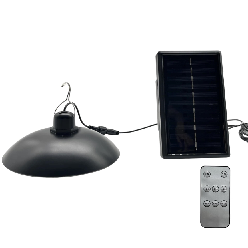 LED šviestuvas, įkraunamas saulės energija CELINA LED/1,8W/3,7V 2400 mAh IP44 + nuotolinio valdymo pultas