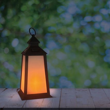 LED šviestuvas, įkraunamas saulės energija FENIX LED/1,2V 200 mAh IP44 juoda