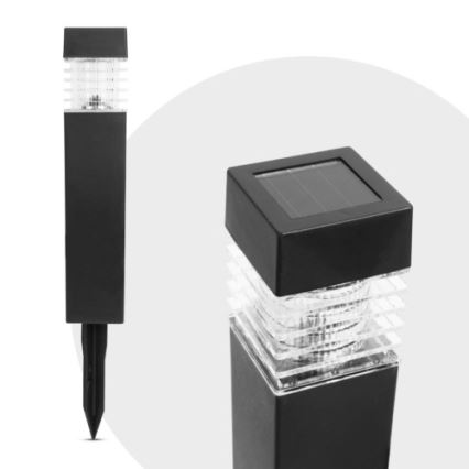 LED šviestuvas, įkraunamas saulės energija LED/1,2V 300 mAh IP44