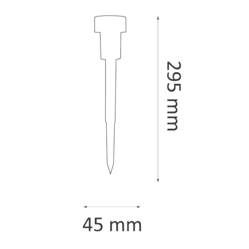 LED šviestuvas, įkraunamas saulės energija STIK LED/1,2V 40 mAh IP44