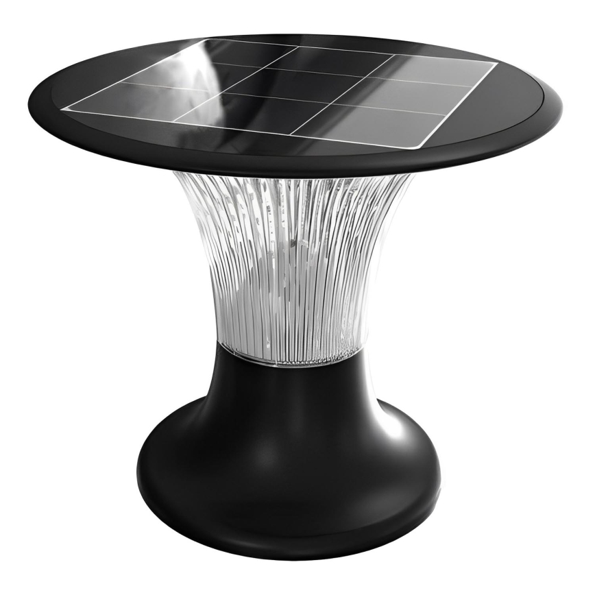 LED šviestuvas, įkraunamas saulės energija su jutikliu LED/15W/3,2V 4000K/6000K IP65 6000 mAh