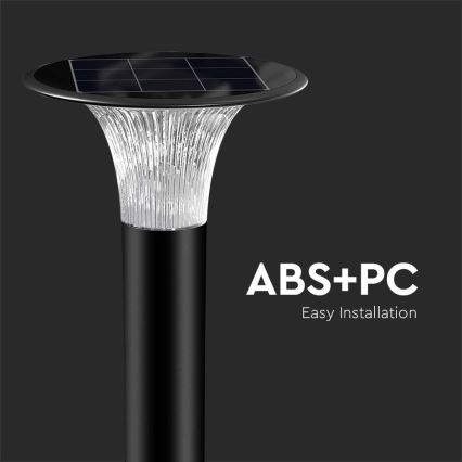 LED šviestuvas, įkraunamas saulės energija su jutikliu LED/15W/3,2V 4000K/6000K IP65 6000 mAh