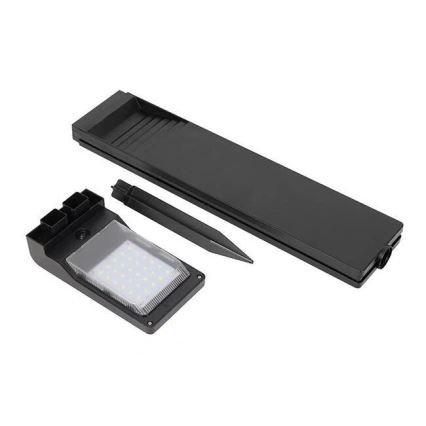 LED šviestuvas, įkraunamas saulės energija su jutikliu LED/3,7V 4000K 41,3 cm IP65
