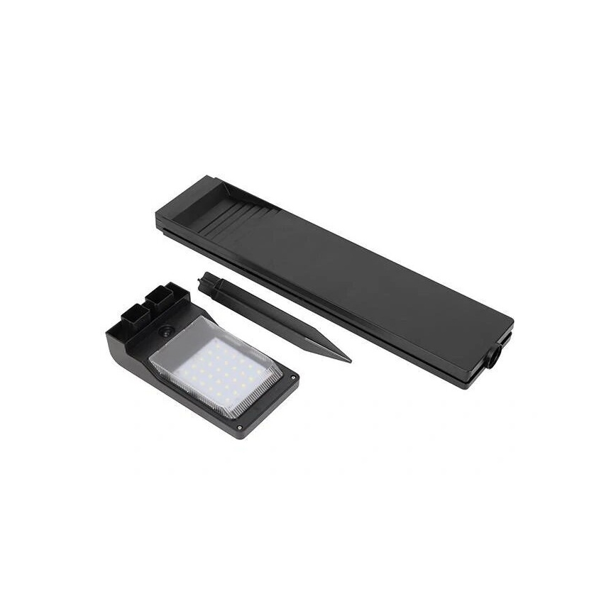 LED šviestuvas, įkraunamas saulės energija su jutikliu LED/3,7V 4000K 41,3 cm IP65