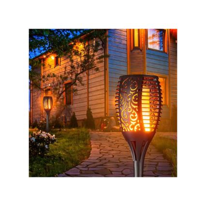 LED šviestuvas, įkraunamas saulės energija su prietemos jutikliu LED/1,2W/1,2V 600 mAh IP44