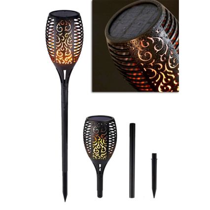 LED šviestuvas, įkraunamas saulės energija su prietemos jutikliu LED/1,2W/1,2V 600 mAh IP44