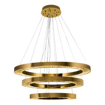 LED šviestuvas pakabintas JESI LED/99W/230V 3000K, skersmuo 100 cm, bronzinė