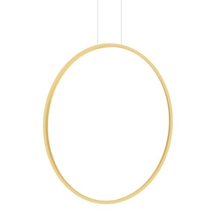 LED šviestuvas ant laido SATURNO LED/46W/230V skersmuo 80 cm IP44 auksinė spalva