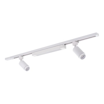 LED Šviestuvas su TRACER 2xGU10/10W/230V + LED/20W 1 m balta