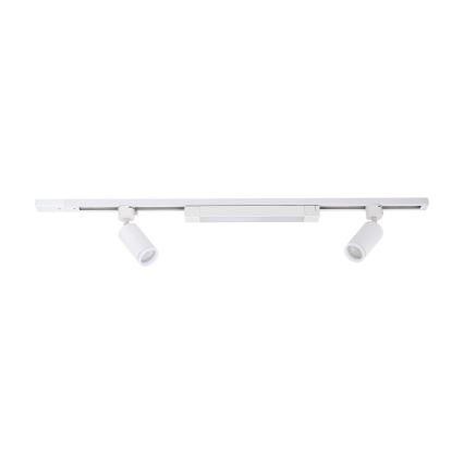 LED Šviestuvas su TRACER 2xGU10/10W/230V + LED/20W 1 m balta