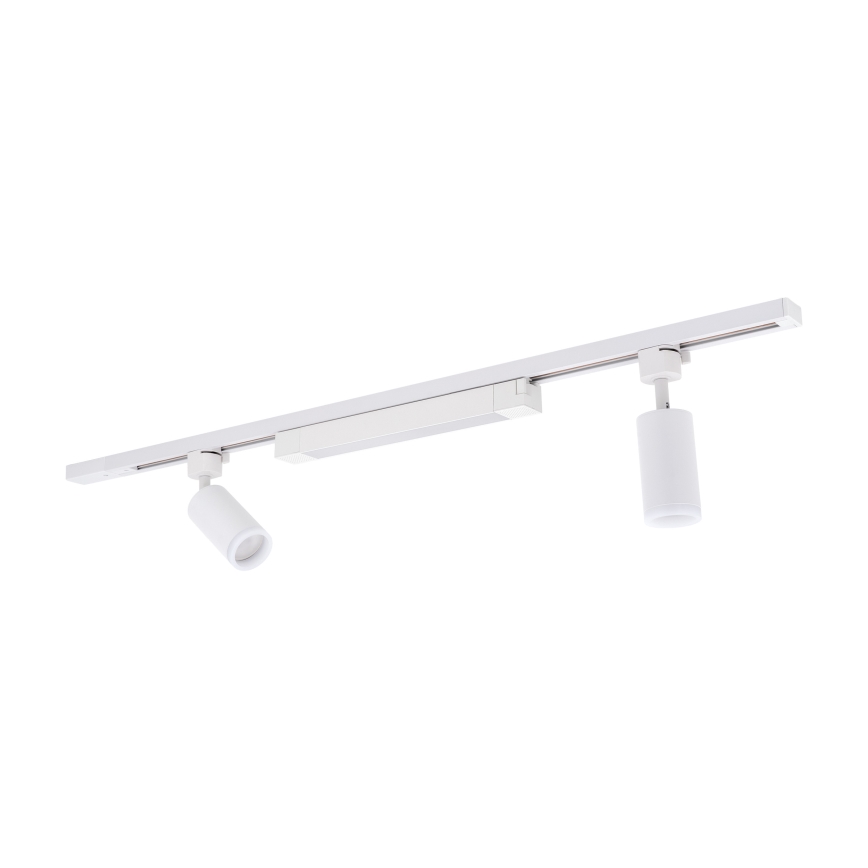 LED Šviestuvas su TRACER 2xGU10/10W/230V + LED/20W 1 m balta