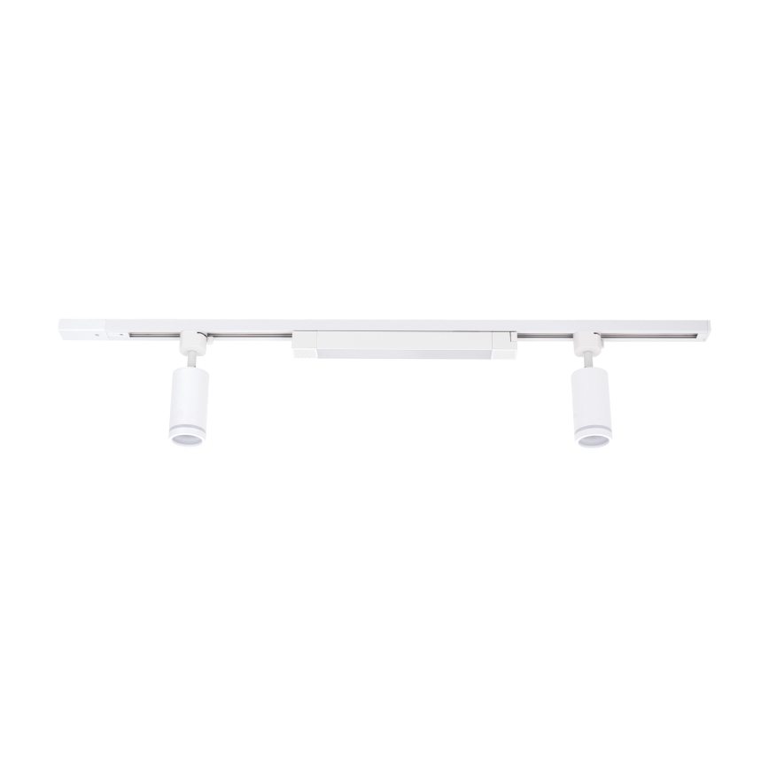 LED Šviestuvas su TRACER 2xGU10/10W/230V + LED/20W 1 m balta