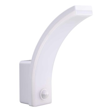 LED Tamsinamas lauko sienos šviestuvas su judesio ir sutemos sensoriais LED/12/15/20W/230V IP65 baltas