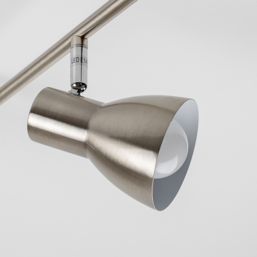 LED taškinis šviestuvas 6xE14/5W/230V, matinis chromas