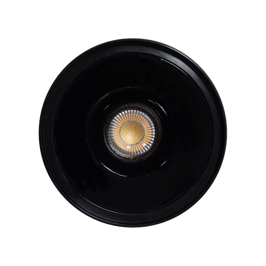 LED taškinis šviestuvas LED/9W/230V skersmuo 9 cm juodas