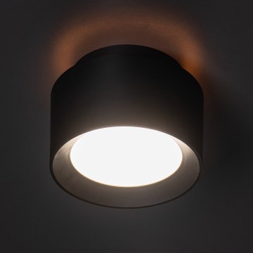 LED taškinis šviestuvas SONOR LED/12W/230V 3000/4000/5700K + LED/1,5W 2200K skersmuo 14 cm juodas