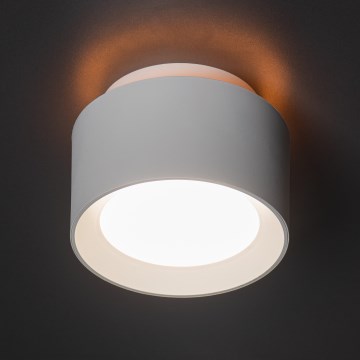 LED taškinis šviestuvas SONOR LED/12W/230V 3000/4000/5700K + LED/1,5W 2200K Ø 14 cm baltas