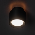 LED taškinis šviestuvas SONOR LED/6W/230V 3000/4000/5700K + LED/1,5W 2200K Ø 9 cm juodas