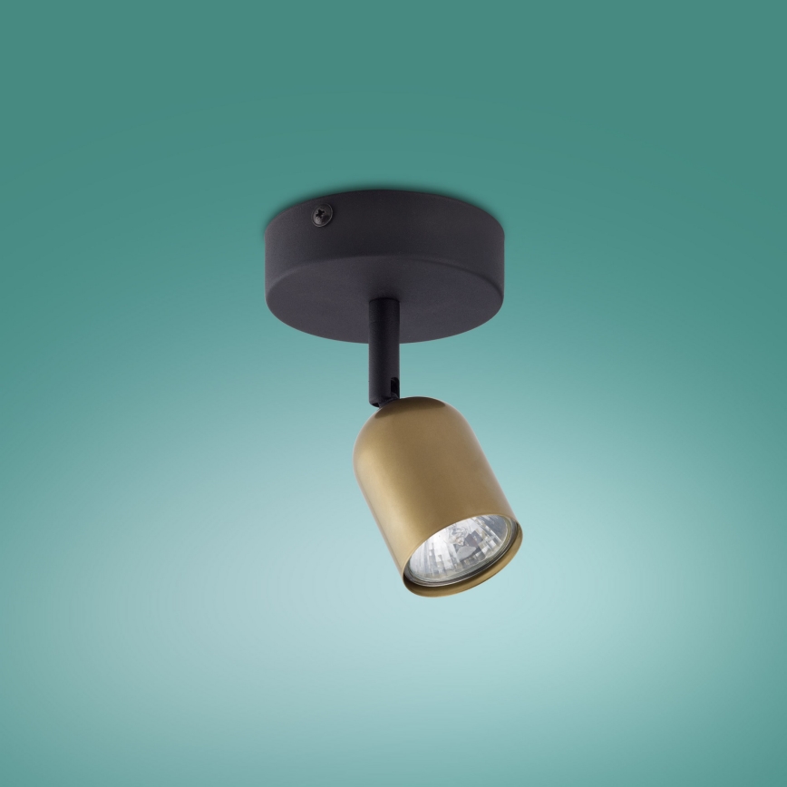 LED taškinis šviestuvas TOP 1xGU10/10W/230V auksinis/juodas