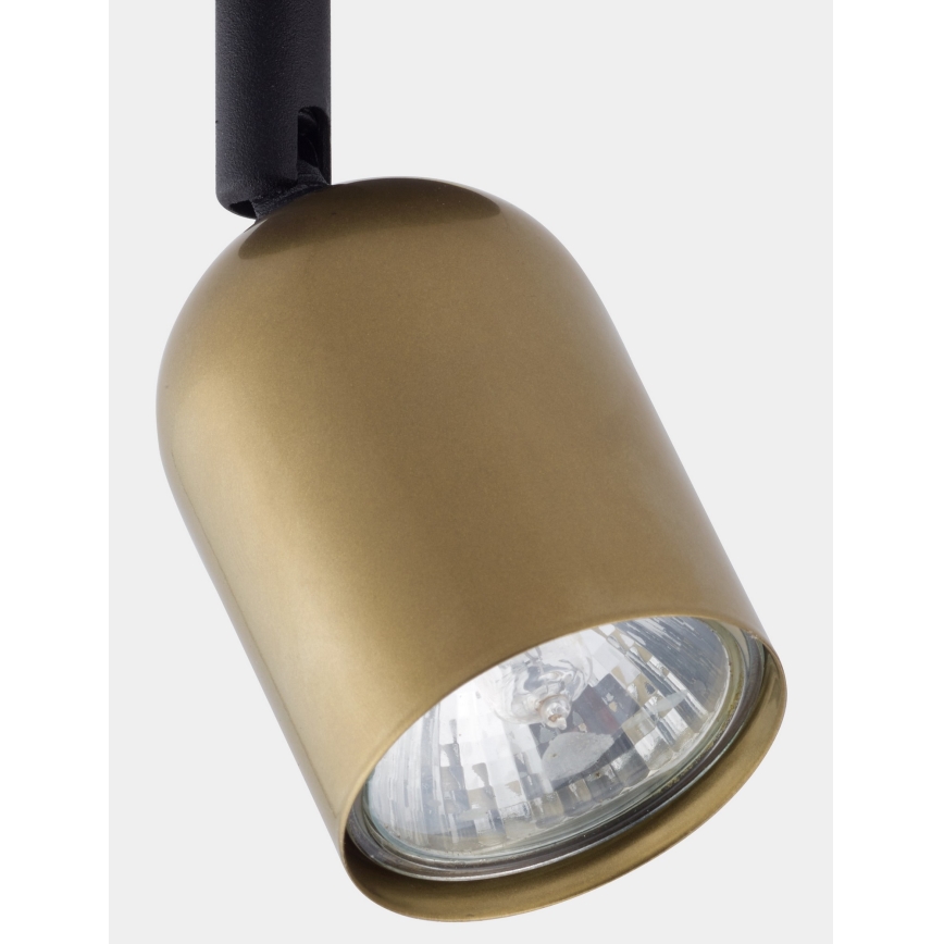 LED taškinis šviestuvas TOP 1xGU10/10W/230V auksinis/juodas