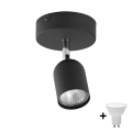 LED taškinis šviestuvas TOP 1xGU10/10W/230V juodas