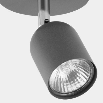 LED taškinis šviestuvas TOP 1xGU10/10W/230V pilkas