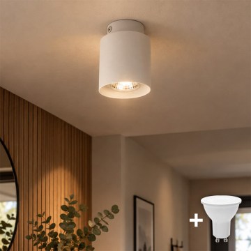 LED taškinis šviestuvas VICO WHITE 1xGU10/10W/230V