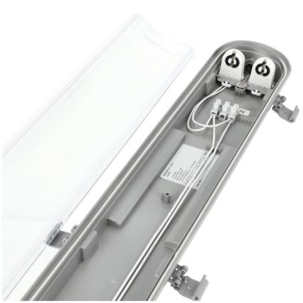 LED techninis fluorescencinis šviestuvas T8 2xG13/18W/230V 4000K IP65 127 cm