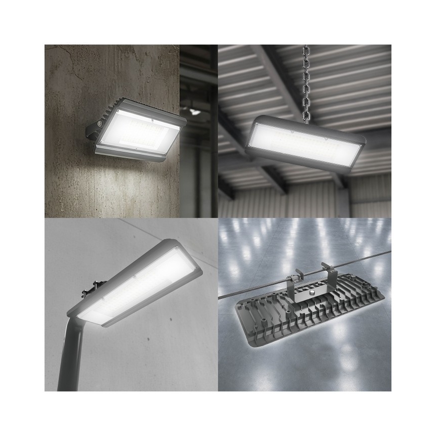 LED techninis šviestuvas 4 viename MULTILUXO LED/150W/230V 4000K IP65 36 cm