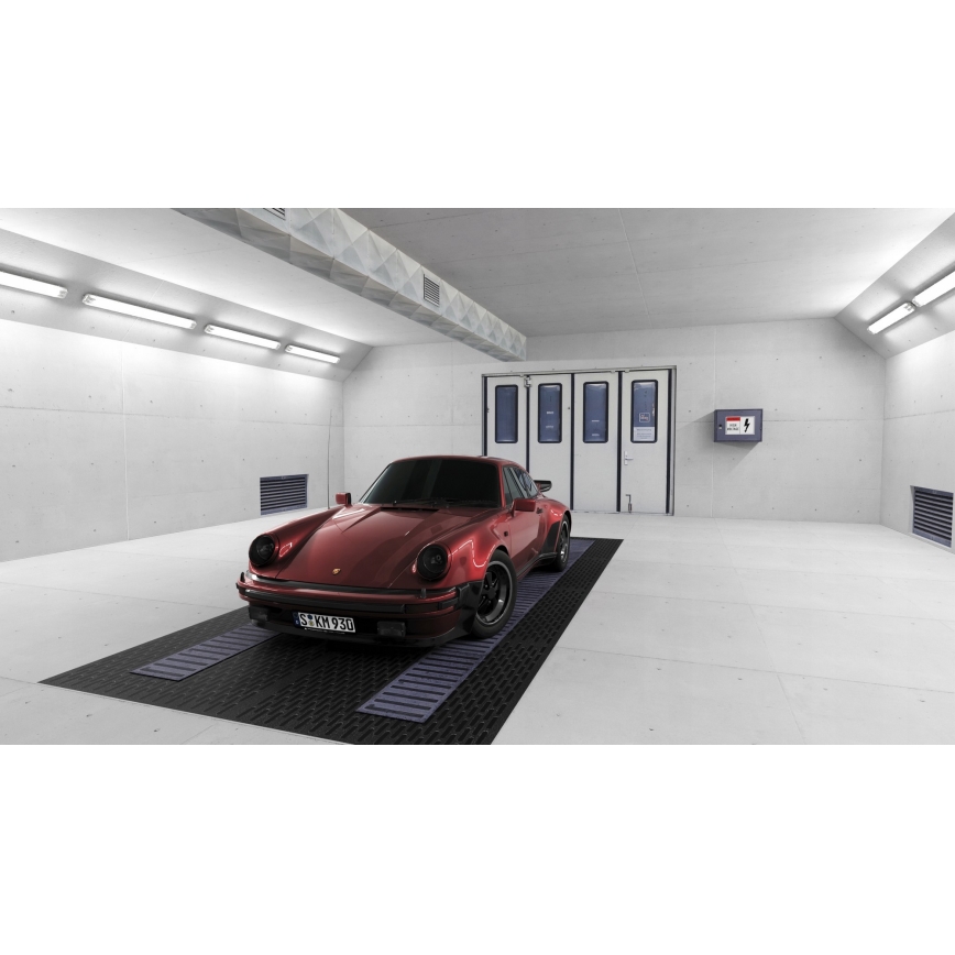 LED techninis T8 šviestuvas, 2x G13, 10 W, 230 V, 6000 K, 60 cm, IP65, baltas