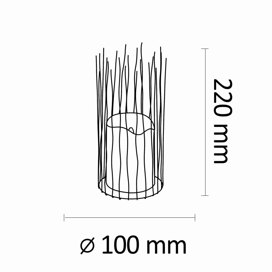 LED Toršeras BORG 2xAA IP44