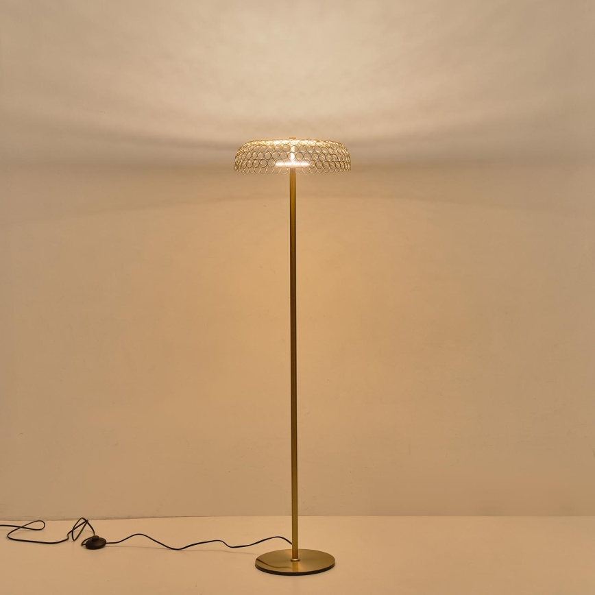 LED toršeras LED/10W/230V 3000K auksas