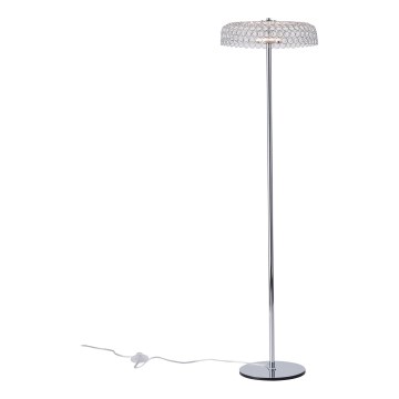 LED toršeras LED/10W/230V 3000K blizgus chromas