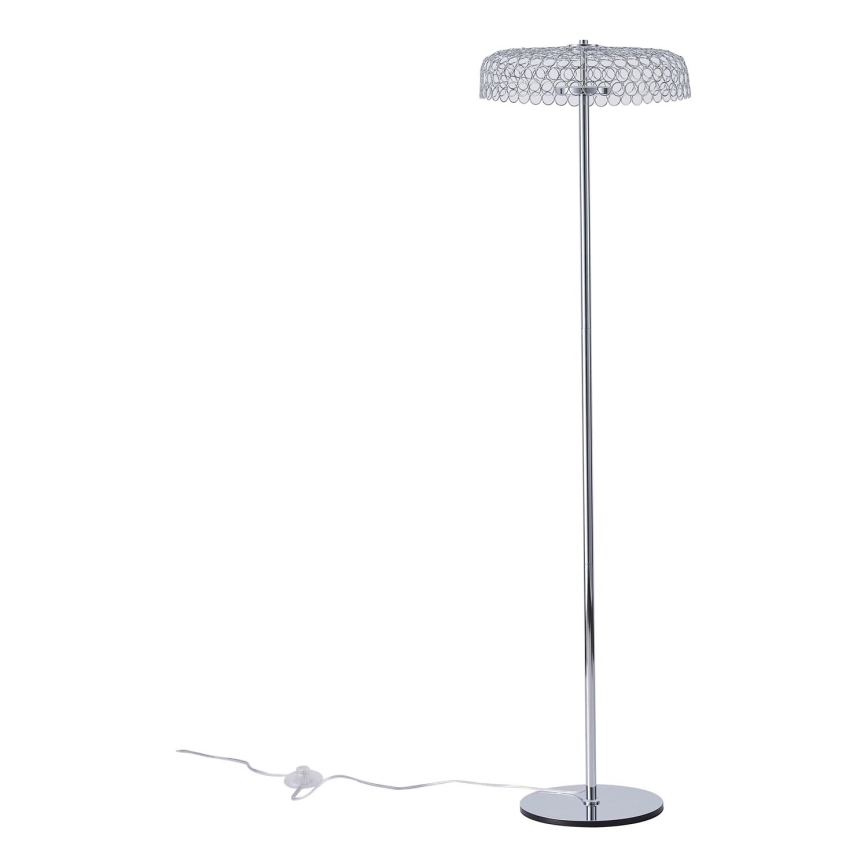 LED toršeras LED/10W/230V 3000K blizgus chromas