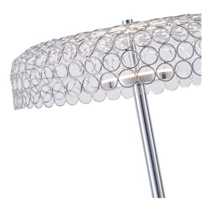 LED toršeras LED/10W/230V 3000K blizgus chromas