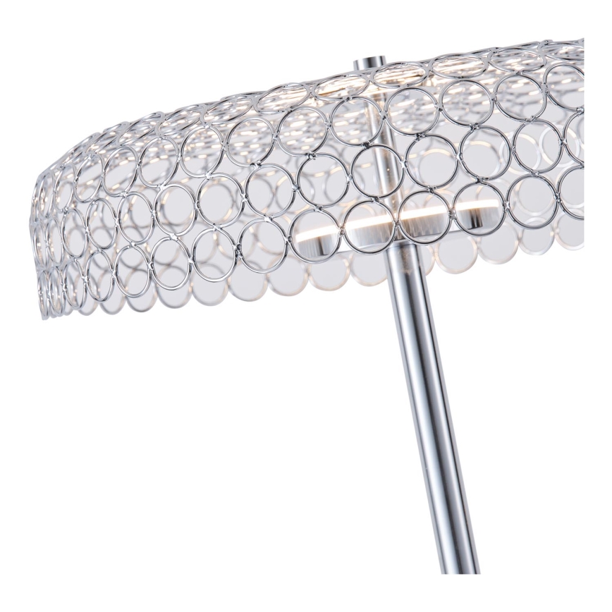 LED toršeras LED/10W/230V 3000K blizgus chromas