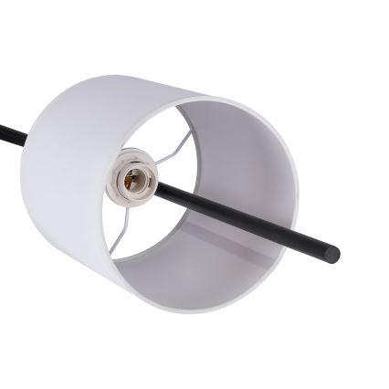LED Toršeras TOKYO 1xE27/40W/230V + LED/3W juodas/baltas