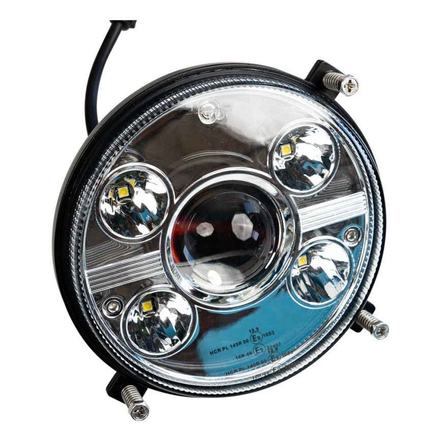 LED Traktoriaus priekinis žibintas LED/50W/10-30V IP69 5700K apvalus