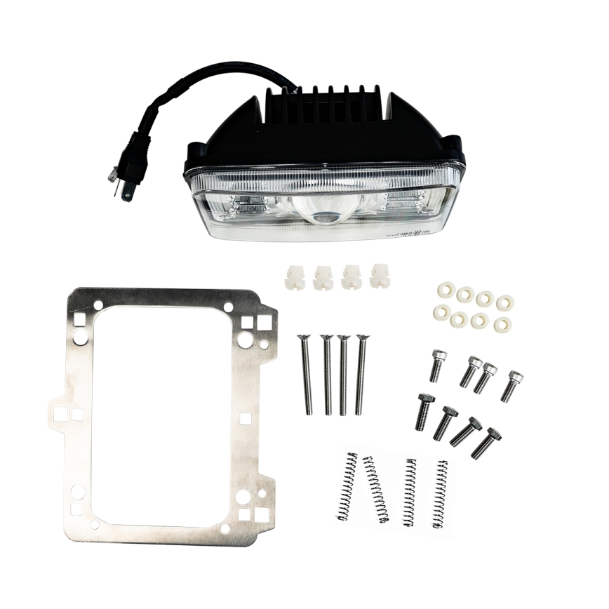 LED Traktoriaus priekinis žibintas LED/69W/10-30V IP69 5700K stačiakampis